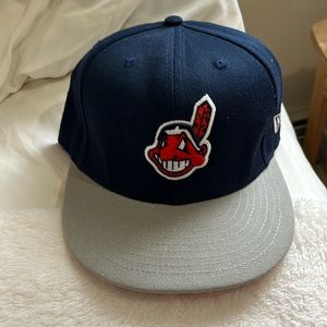 cleveland  indians  fitted hat